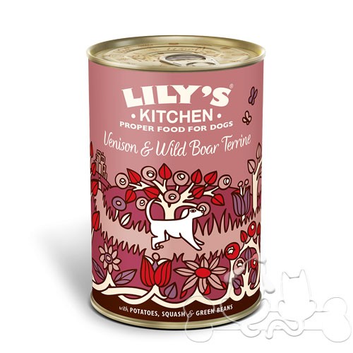 Lily's Kitchen umido cane terrina di cervo e cinghiale 400g