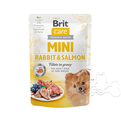 Brit Care Umido Cane Bustine Adult Coniglio e Salmone
