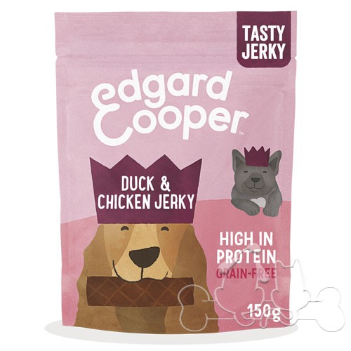 Edgard & Cooper Strisce di Anatra e Pollo Snack per Cani