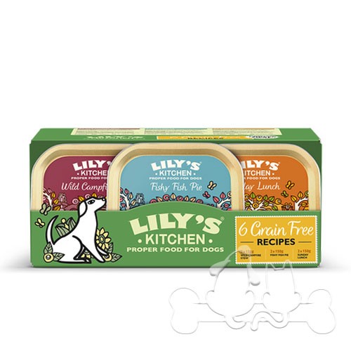 Lily's Kitchen Umido Cane Multipack GRAIN FREE 6x150gr