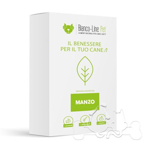 Bianco Line Pet Manzo 55% Pressate a Freddo per Cani
