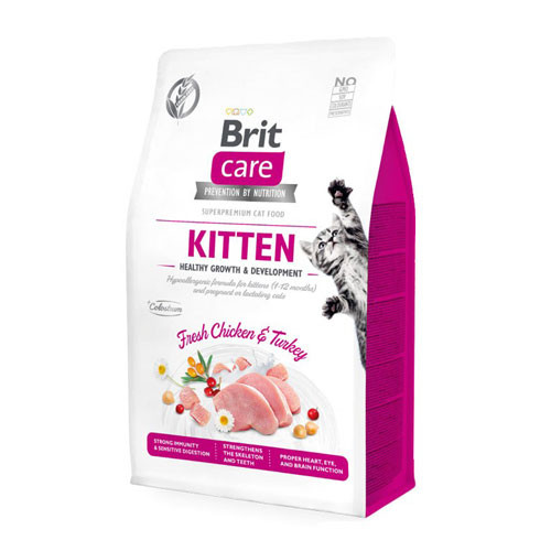 Brit Care Kitten Pollo Fresco e Tacchino per Gattini