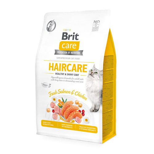 Brit Care Haircare Salmone Fresco e Pollo per Gatti