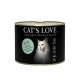 Cat's Love Umido Gatto Adult Tacchino con Camedrio Maro