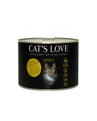 Cat's Love Umido Gatto Adult Vitello con Tacchino