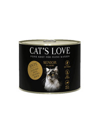 Cat's Love Umido Gatto Senior Anatra con Tacchino