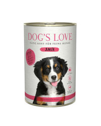 Dog's Love Umido Cane Junior Manzo con Carote e Salvia