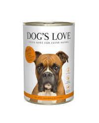 Dog's Love Umido Cane Adult Tacchino con Mele e Zucchine