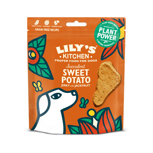 Lily's Kitchen Sweet Potato Jerky With Jackfruit Snack per Cani