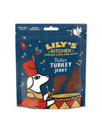 Lily's Kitchen Christmas Turkey Jerky snack per Cani Natale 2021