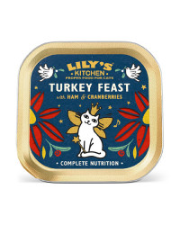 Lily's Kitchen umido gatto Turkey and Ham Feast Natale 2021