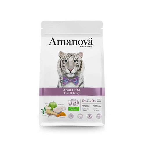 Amanova ADULT Delicacy al Pesce per Gatti