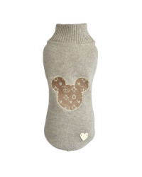 Pet Chèrie Pullover Mickey Mouse Beige per Cani