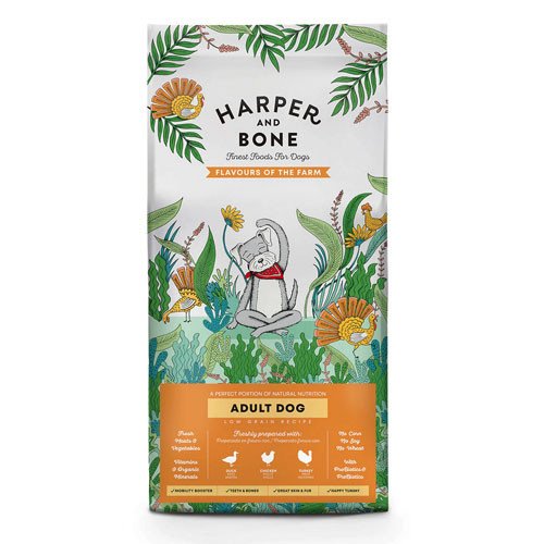 Harper and Bone FLAVOURS OF THE FARM Adult Medium Maxi per Cani