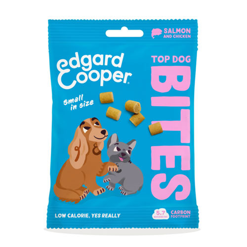 Edgard & Cooper BITES Bocconcini POLLO e SALMONE snack per Cani