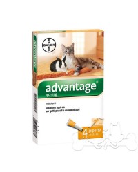 Advantage Spot On fino a 4 kg Antiparassitario per Gatti