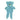 United Pets Gioco Aromadog Orso Turchese Peluche per Cani