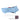 United Pets Impermeabile Easy Rain Complete Me Azzurro con Interno Rosa e Nero